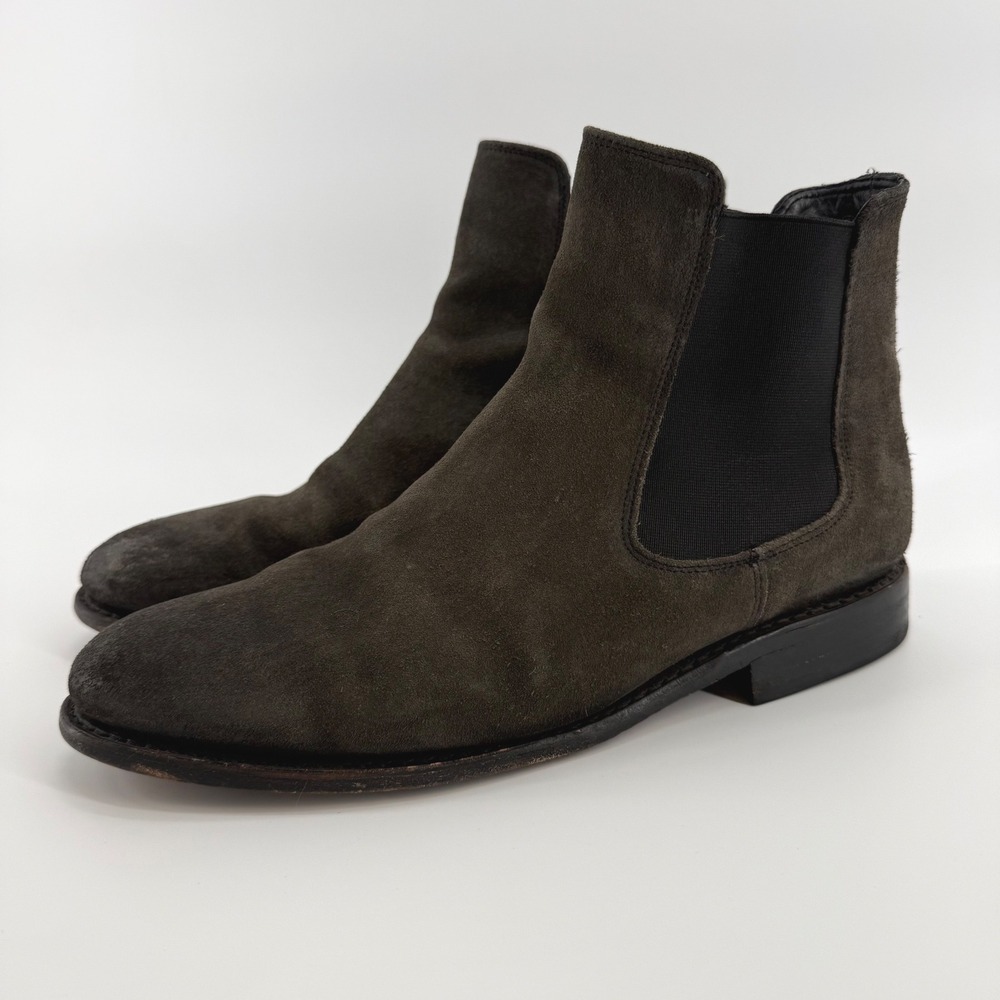 Thursday Boot Company Cavalier Chelsea Boots Shadow Grey Suede Mens 9 GRYBCVLR